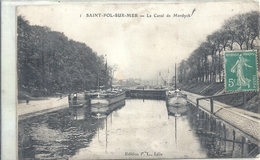 NORD - 59 - SAINT POL SUR MER - Canal De Mardyck - Péniches - Saint Pol Sur Mer