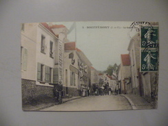 A432. CPA. 95..BOUFFEMONT. La Grande Rue. .beau Plan Animé. Ecrite & Voyagée - Bouffémont