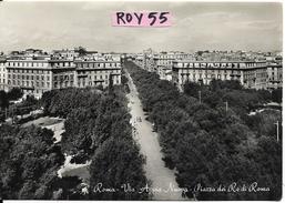Lazio-roma Quartiere S.giovanni Piazza Dei Re Di Roma Via Appia Nuova Veduta Panoramica D'epoca Anni 50 - Plaatsen & Squares