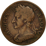 Monnaie, Grande-Bretagne, Charles II, Farthing, 1675, TB+, Cuivre, KM:436.1 - A. 1 Farthing
