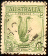 Australia, Used, Stamp, 1932, Lyrebird, Birds, Ground-dwelling Australian Birds, Fauna, Bird. - Oblitérés