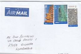 Australia  2017 - Busta X L'Italia  Affrancata Con 3 Stamps - Lettres & Documents