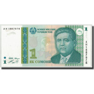 Billet, Tajikistan, 1 Somoni, 1999 (2000), KM:14A, NEUF - Tadschikistan