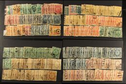 1868-1924 USED RANGES With Some Duplication, Shades & Possible Postmark Interest Sorted By Issues On Stock... - Bolivie