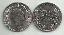 Colombia 20 Centavos 1972. KM#246 High Grade - Kolumbien