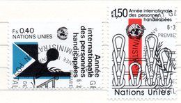 74 - NAZIONI UNITE ONU Ginevra 1981 , Unificato N. 97/98  Usato - Used Stamps