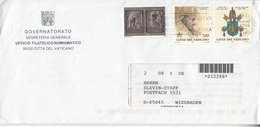 Vaticano - 2001 - Busta Per L'estero - Covers & Documents