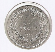 ALBERT I * 1 Frank 1914 Frans * Prachtig * Nr 8635 - 1 Franc