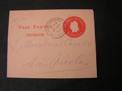 Argebtina , Wrapper 1902  Pergamino - Lettres & Documents