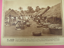 Grde Image Pédagogique/31 X 24 Cm/France D'Outremer/Un Marché Au Dahomey  / G Lang/Vers 1950  GRAV224 - Autres & Non Classés