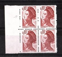 1982 - Variété - Absence De Perforation (Blind Zahn) - N° 2179 - Neufs ** - Type Liberté - Unused Stamps