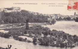 63. PONT DU CHATEAU. CPA TRES RARE . VUE GENERALE PRISE DE L'USINE DE BITUME. ANNÉE 1916 - Pont Du Chateau