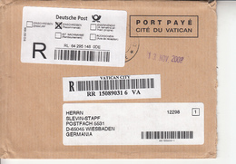 Vaticano - 2008 - Lettera Raccomandata In Franchigia - Covers & Documents