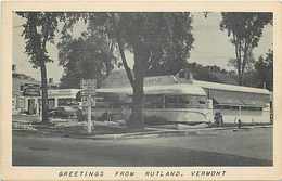 243783-Vermont, Lindholm's Diner, 1950 PM - Rutland