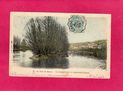 51 MARNE, Le Tour De Marne, De Champigny à Chennevières, 1905, (B. F.) - Champigny