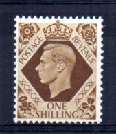 Great Britain - 1939 - 1/- George VI Definitive - MH - Ongebruikt