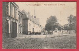 Wervik / Wervicq - Place Du Steenacker Et L'Hôpital - Feldpost 1915 ( Verso Zien ) - Wervik