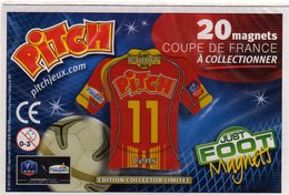 Magnet Magnets Sport Pitch Pasquier Avec Emballage Football Lens Coupe De France - Sports