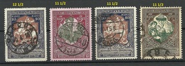 RUSSLAND RUSSIA 1914/15 Different Perforations O - Usati