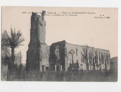 La Grande Guerre 1914-15 L´Eglise De NOORDSCHOTE Bombardée Et Incendiée Par Les Allemands ( Lo-reninge) - Gelopen 1916 - Lo-Reninge