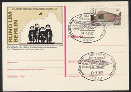 GERMANY - FDC 1987  -  Cartolina Intero Postale - RUND UM BERLIN - Postkaarten - Ongebruikt