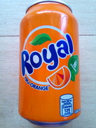 Royal Orange (Coca Cola ) Empty Can - Cannettes