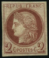 N°15 2c Rouge Brun - TB - Altri & Non Classificati