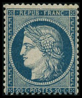 N°37 20c Bleu - TB - 1870 Assedio Di Parigi