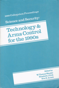 Science And Security: Technology And Arms Control For The 1990s By W. Thomas Wander, Eric H. Arnett - Política/Ciencias Políticas