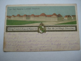GLAUCHAU , Kaserne   , Schöne Karte Um 1914 - Glauchau