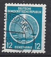 Germany (DDR) 1954  Dienstmarken (o) Mi.5 Type I - Gebraucht