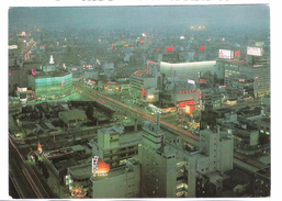 NIGHT VIEW OF NAGOYA CITY     - VIAGGIATA 1968 - (397) - Nagoya