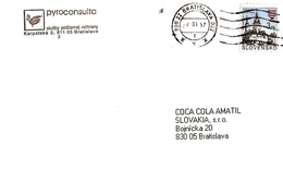 Slovakia Company Cover Pyrokonzulta ... AH669 - Lettres & Documents