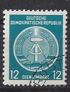 Germany (DDR) 1954  Dienstmarken (o) Mi.5 ND - Usados