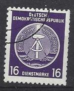 Germany (DDR) 1954  Dienstmarken (o) Mi.7 ND - Usados