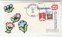 1993  USA  Pultneyville Ny EVENT COVER  UPRATED Postal STATIONERY Bulk Rated Stamps Flower Label - 1981-00