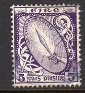Ireland 1922-34 5d Definitive, Wmk. SE, Used, SG 78 - Unused Stamps