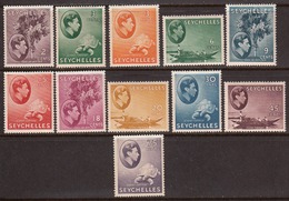 Seychelles 1938-49 Mint Mounted, See Desc, Sc# . SG 135,136,136a,137a,138a,139a,139c,140a,142a,143,145a - Seychelles (...-1976)