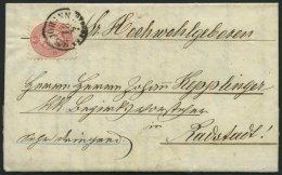 STERREICH 32 BRIEF, 1866, 5 Kr. Rosa, Stempel ST. JOHANN IN PONGAU, Dekorativer Prachtbrief Nach Radstadt - Sonstige & Ohne Zuordnung