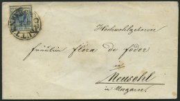 STERREICH 5X BRIEF, 1851, 9 Kr. Blau, Handpapier, Type IIIb, Zierstempel KUTTENBERG, Prachtbrief Nach Neusohl - Sonstige & Ohne Zuordnung