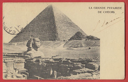 EGYPTE - LE CAIRE - CAIRO - Sphinx Et La Grande Pyramide De Chéops - Sphinx