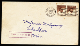 A4640) US FDC From Canal Zone 08/16/1948 - Canal Zone