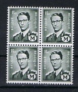 Belgie OCB M 1 (**) In Blok Van 4. - Stamps [M]