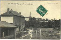 Carte Postale Ancienne De : JULIENAS-depuis Le Pont Des Poupets - Julienas