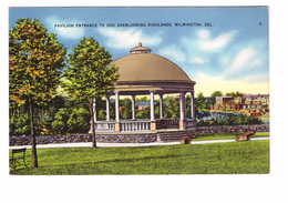 USA Wilmington Pavilion Entrance To Zoo Overlooking Highlands - Wilmington