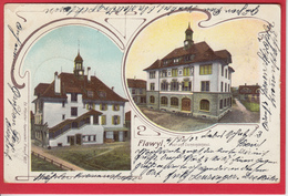 FLAWIL, FLAWYL POST & GEMEINDEHAUS, 1902 - Flawil