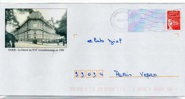 2002--PAP Repiqué Luquet --PARIS--Mairie Du 16° En 1900--75--cachet   PARIS BONVIN CTC - Listos Para Enviar: Transplantes /Luquet