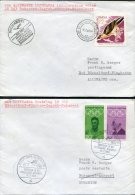 1968 Romania Germany Lufthansa First Flight Covers(2) Bucuresti / Dusseldorf - Covers & Documents