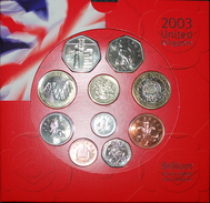 • COMPLETE SET: GREAT BRITAIN ★ BRILLIANT UNCIRCULATED COIN COLLECTION 2003! LOW START★ NO RESERVE! - Mint Sets & Proof Sets