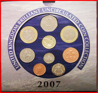 • COMPLETE SET: GREAT BRITAIN ★ BRILLIANT UNCIRCULATED COIN COLLECTION 2007! UNPUBLISHED! LOW START★ NO RESERVE! - Mint Sets & Proof Sets